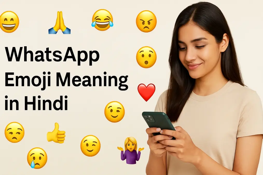 whatsapp emoji meaning hindi